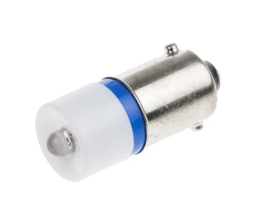 63-6584-36　LED反射器灯泡，BA9s,蓝色，单芯片，10毫米直径，6V交流/直流电。　207-567