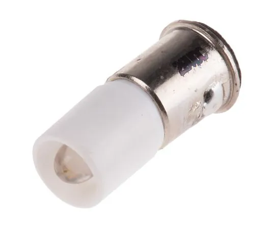 63-6583-87　LED反射器灯泡，中间法兰，白色，单芯片，6毫米直径，28V直流电。　207-090