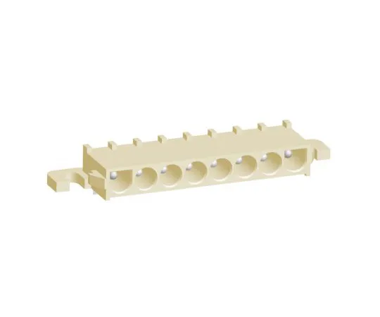 63-6938-95　Headers for connecting boards Maiten lock 8 poles 6.35 mm 1 row right angle　1969815-1