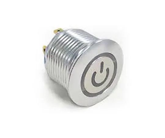 63-6900-82　Push Button Switch 3A Latch Panel Mount Blue Bipolar Double Throw (DPDT) IP 67　AV1921P724Q04