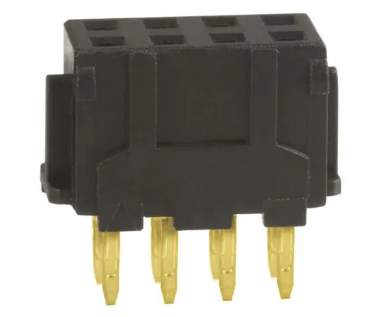 63-6757-97　Board Connection Socket DF11 Series 2 mm 8 Pole 2 Row Straight Through Hole 1 Box (100 Pieces)　DF11-8DS-2DSA06