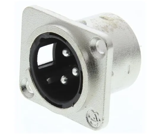 63-6653-99　RS PRO Panel Mount XLR Connector, Male,3Way　458-036