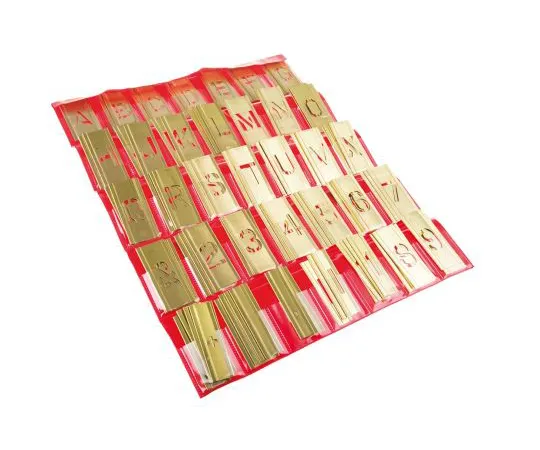 63-6712-55　RS PRO黄铜模板，1英寸　609-332