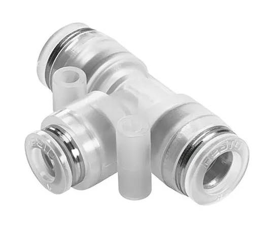 63-6996-72　Festo气动Tee管到管适配器，推入10 mm x推入10 mm x推入8 mm,食品级，耐化学品　NPQP-T-Q10-Q8-FD-P10