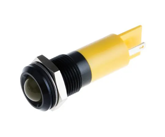 63-6582-59　RS PRO黄色指示器，24→36 V直流，14mm安装孔尺寸，标签终止　205-454