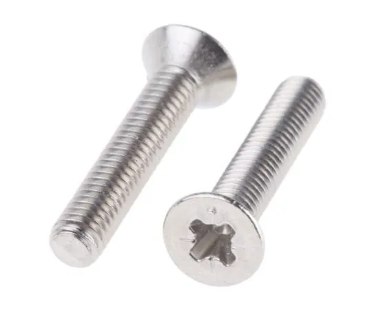 63-5173-66　RS Pro, M 3 Countersunk Head, 10 mm Steel Pozidriv Bright Zinc Plate 0.5　908-7485