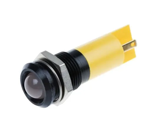 63-6584-31　RS PRO黄色指示器，24 V交流/直流，14mm安装孔尺寸，焊点终止，IP67　207-501