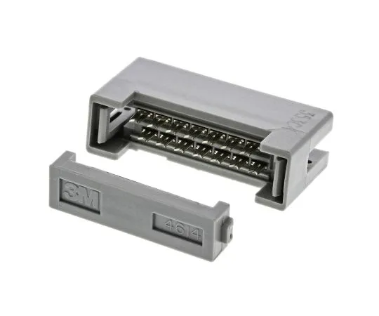 63-6787-79　IDC连接器4600系列14极2.54 mm 2列右角　4614-6001