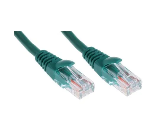 63-6704-37　RS PRO Green PVCCat5e电缆U/UTP,1米公线RJ45/公线RJ45终止　557-468