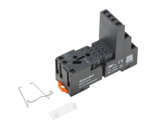 63-6808-91　RS PRO继电器插座，用于RS PRO RKE&RKF 14针继电器14针，DIN导轨，300V　121-7803