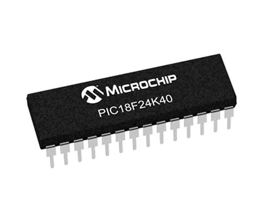 63-7002-23　单片机PIC18F24K40-I/SP,8位PIC18单片机，64MHz, 16 kB闪存，28-PinSPDIP　PIC18F24K40-I/SP
