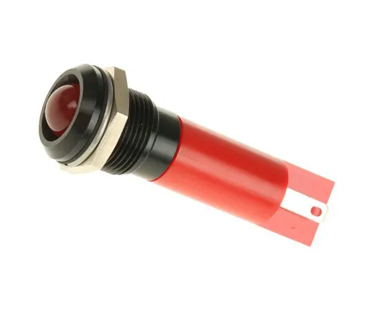 63-6585-61　RS PRO红色指示器，24 V交流/直流，12mm安装孔尺寸，焊点终止，IP67　209-169