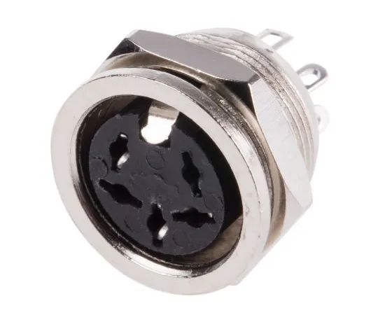 63-6674-26　RS PRO 5极顶插座，4A, 100 V ac　490-854