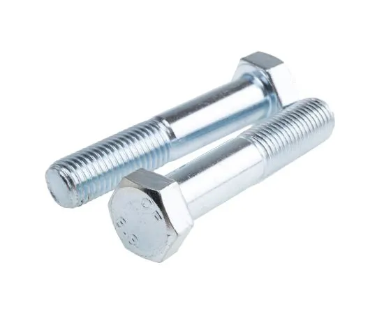 63-6612-29　透明钝化，锌钢六角螺栓，M16 x 80mm　279-925