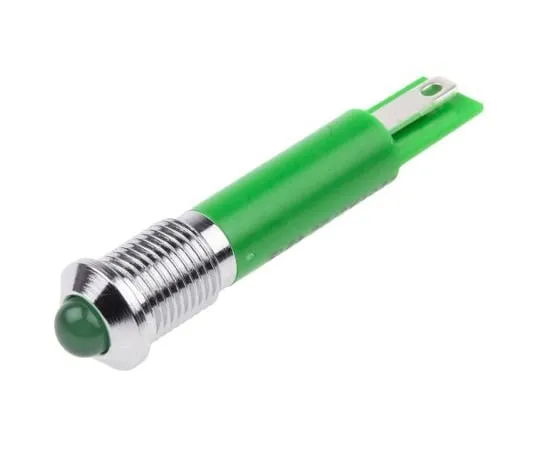 63-6586-46　RS PRO绿色指示器，12 V直流，6毫米安装孔尺寸，焊点终止　210-226