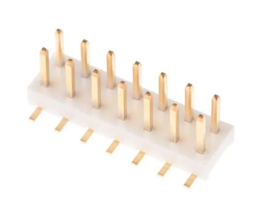63-6833-21　Pin Header A3 Series 14 Pole 2 mm 2 Row Straight 1 Set (34 Pieces)　A3A-14PA-2SV71