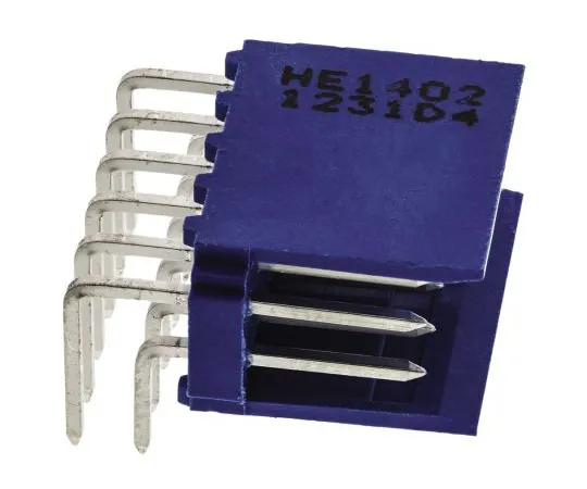 63-6698-51　Header-amplifier module for connecting boards 12 poles 2.54 mm 2 rows right angle　281742-6