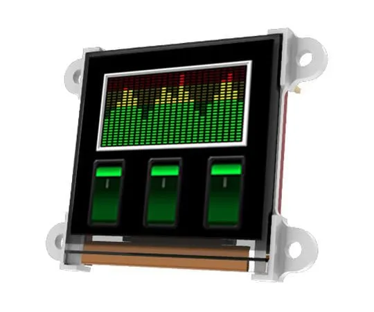 63-5170-20　4 D Systems 1.5 in White Passive Matrix OLED Display 128 x 128 pixels Matrix Serial Interface　uOLED-128G2