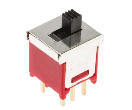 63-6645-98　RS PRO PCB滑动开关双极双抛 (DPDT) 锁定400 mA@20 V滑动　429-509