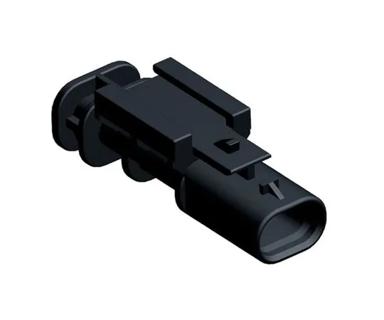 63-5174-60　TE Connectivity MCON 1.2系列，1列2 WayIn-LineMount Plug Housing　1-1703498-1