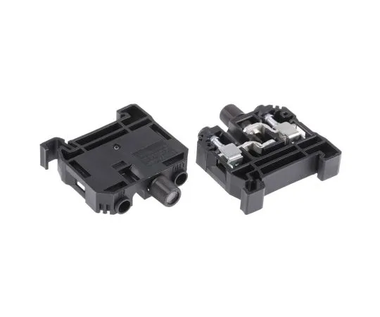 63-6679-09　RS PRO黑色融合DIN导轨端子，22→8 AWG, 0.5→10mm2, 400 V　501-875