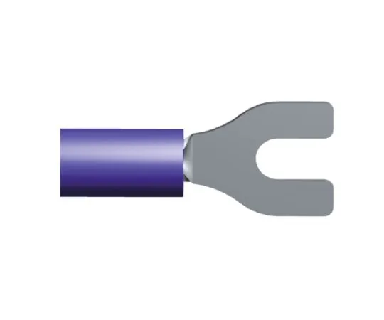 63-6735-62　Y-shaped crimping terminal Stud size M 3.5 Blue 1 to 2.6 mm 2 16 AWG to 14 AWG　34165