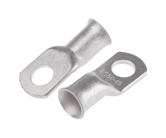 63-5142-08　RS PRO非绝缘管状环形端子，螺柱尺寸10 mm,线尺寸50mm2至50mm2　841-7633