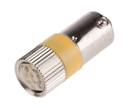 63-6583-33　LED反射器灯泡，BA9s,黄色，多芯片，10毫米直径，12V交流/直流　206-520