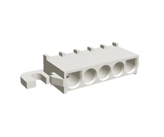 63-6690-29　Header Maiten Lock 5 poles 6.35 mm right angle for board connection　1-350945-0