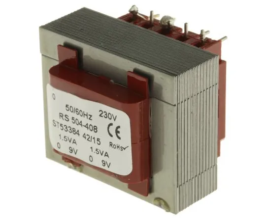 63-6680-31　9VAC2通过孔型PCB变压器输出，3VA　504-408
