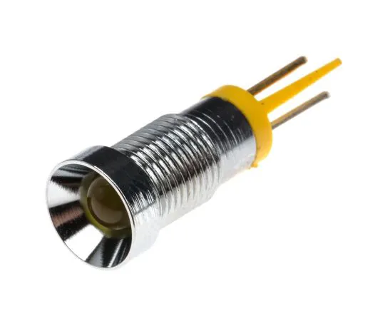 63-6583-08　RS PRO黄色指示器，2V直流，8mm安装孔尺寸，焊点终止　206-227