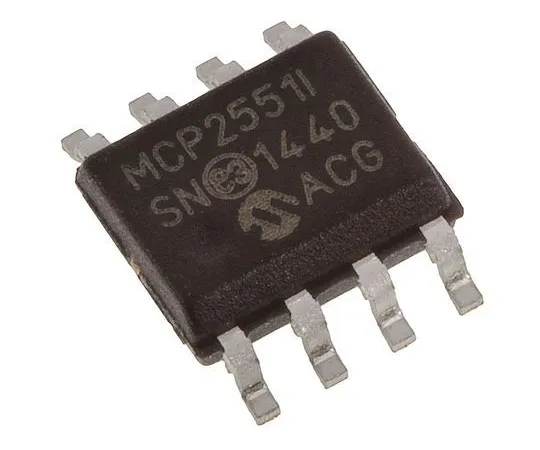 63-5162-89　微芯片MCP2551-I/SN, CAN收发器1Mbit/s 1通道ISO 11898,8针SOIC　MCP2551-I/SN