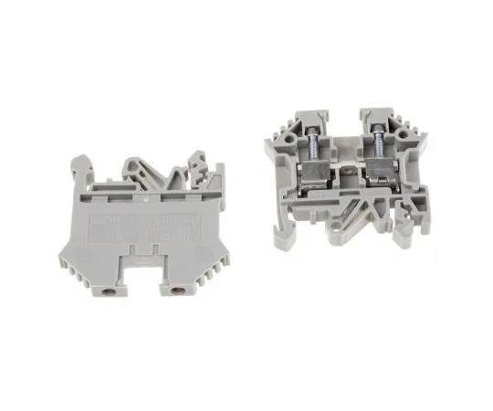 63-6678-94　RS PRO灰色标准丁字轨端子，0.2→4mm2, 0.2→4mm2, 800 V　501-803