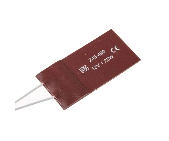 63-6602-94　RS PRO硅胶加热板，1.25 W, 25 x 50mm, 12 V直流　245-499