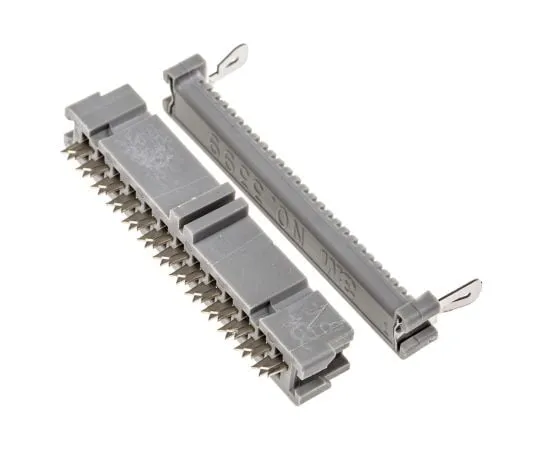 63-6787-36　IDC连接器3000系列26极2列女性2.54 mm间距　3399-6600