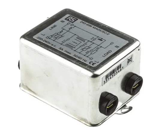 63-6602-53　RS PRO 5A 240 V ac 50/60Hz,底盘安装RFI过滤器，快速开启　240-696