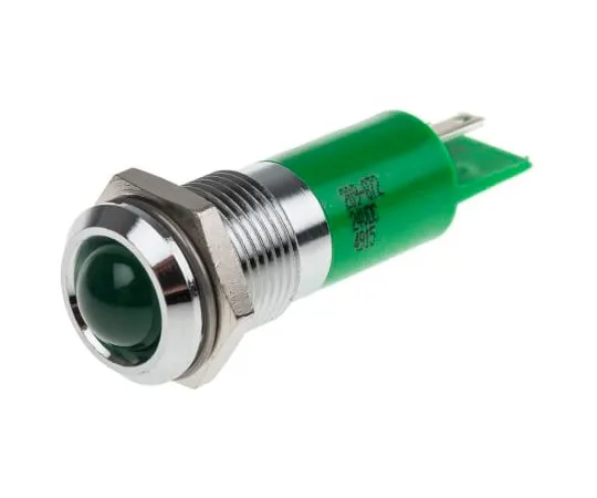 63-6586-17　RS PRO绿色闪烁LED指示灯，24 V直流，14mm安装孔尺寸，焊点终止　209-872