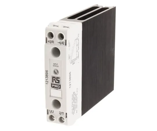 63-6789-95　RS PRO 30 A SP固态继电器，DIN导轨，最大负载530 Vrms　121-3896