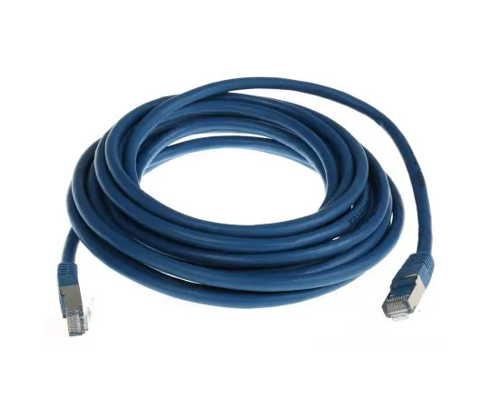 63-6637-39　RS PRO BlueCat6电缆，S/FTP,男RJ45/男RJ45,终端，5m　411-172
