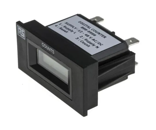 63-5165-77　RS Pro 6数字，LCD,数字计数器，10Hz, 12→48 V交流/直流　896-6999