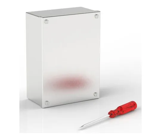 63-6814-03　RS PRO 304不锈钢缎面可适应封装盒，0敲开220mm x 160 mm x 85mm　121-9697