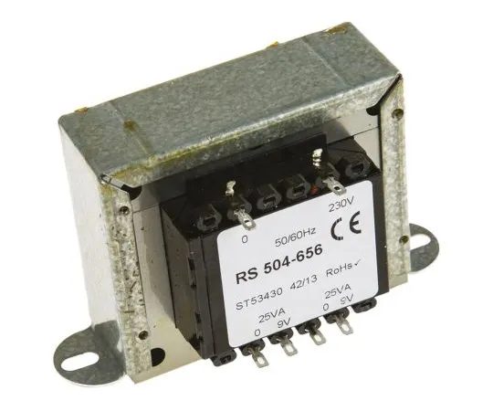 63-6680-65　RS PRO50VA2输出机箱安装变压器，9Vac　504-656