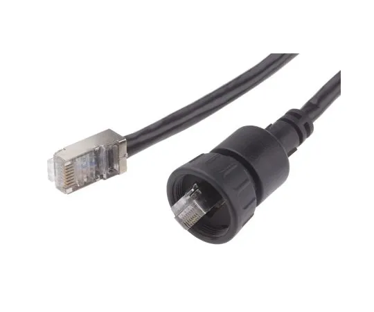 63-6780-73　RS PRO BlackCat5e电缆屏蔽，2m公转RJ45/公转RJ45终止　111-6737
