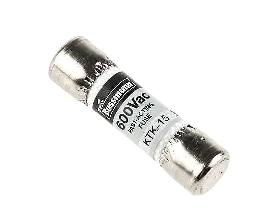 63-5148-69　Cooper Bussmann,15A三聚氰胺墨盒保险丝，10 x 38 mm,速度F　KTK-15