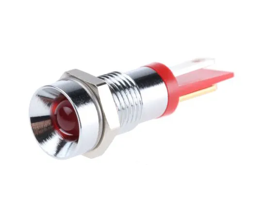 63-6584-49　RS PRO红色指示器，2V直流，8mm安装孔尺寸，焊点终止　207-826