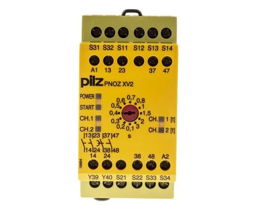 63-5180-40　皮尔兹PNOZ XV 2 24 V直流安全继电器双通道2安全触点　774502