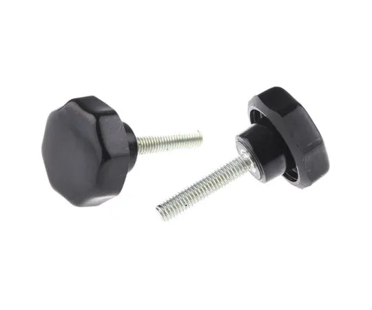 63-6717-14　RS PRO Black Multiple Lobs Clocking Knob,M6　686-109
