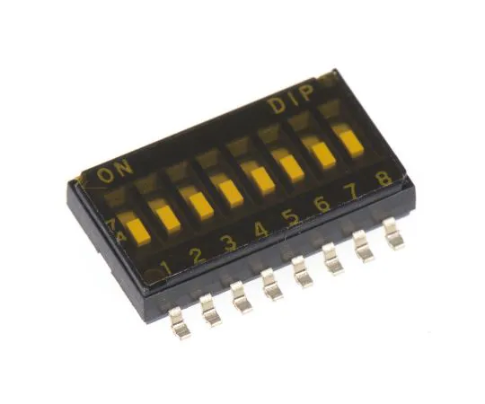 63-5159-17　8WAY表面安装DIP开关SPST,冲洗滑动执行器　DHA-08T-Q