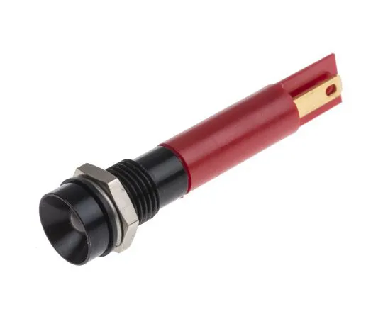 63-6588-11　RS PRO红色指示器，12 V,8毫米安装孔尺寸，焊点终止，IP67　212-351