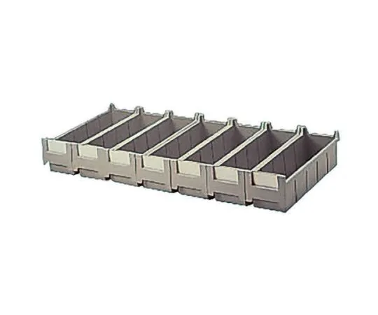 63-6692-42　RS PRO 7抽屉式，塑料，138mm x 138mm x 431mm,灰色　519-582